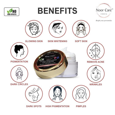 Noor Care INDIA Fairness Cream For Men & Women |Reduces Dark Spots, Boosts Radiance 15g -Pack Of 1)